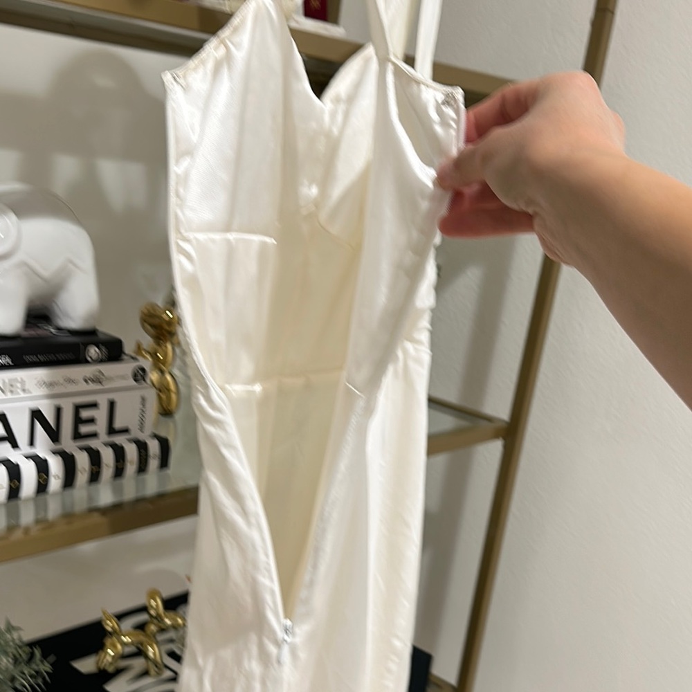 Little White Mini Dress - Picture 7 of 7